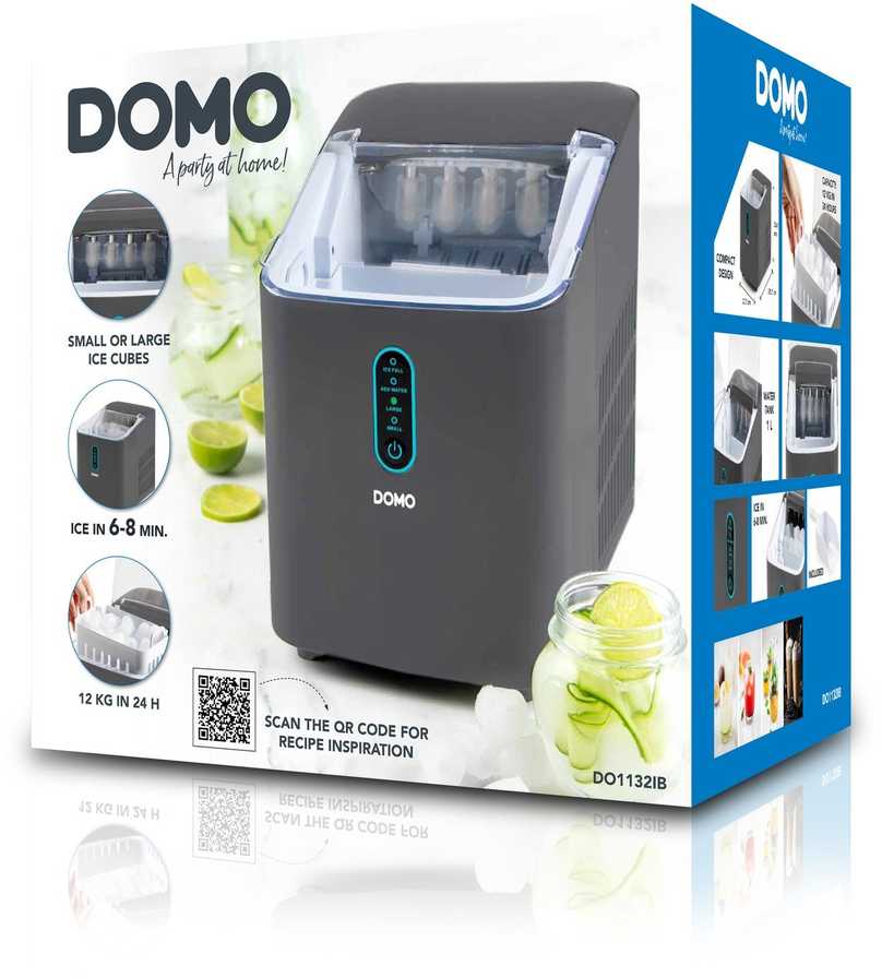 DOMO DO1132IB kompresorinis ledo generatorius