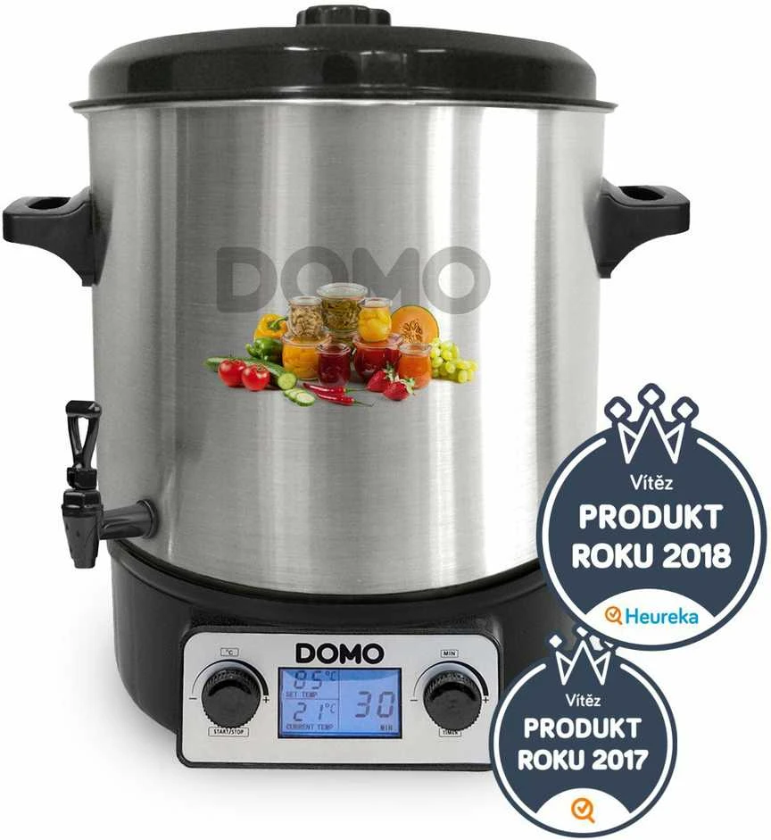 Domo Domo DO42325PC - sidabrinė / juoda - virimo mašina
