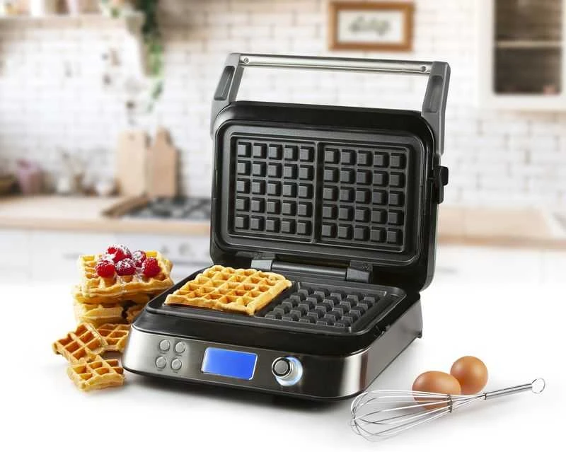 Vaflinė Domo DO9219W waffle iron 2 waffle(s) 1600 W Nerūdijantis plienas