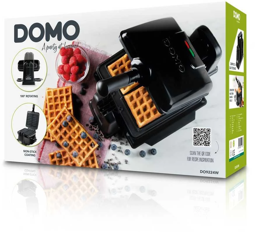 DOMO DO9224W besisukanti vaflinė klasikinė 4*7