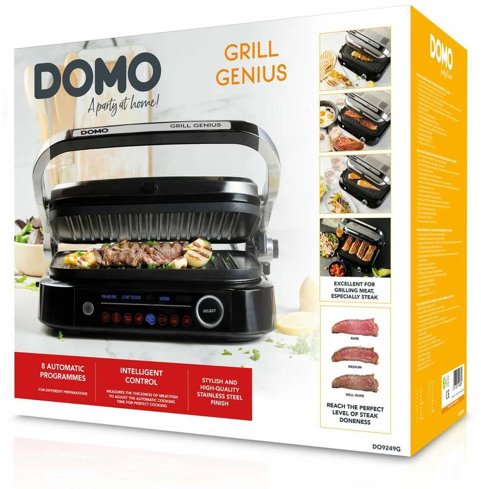 DOMO DO9249G elektrinė kepsninė su prailginamomis galiomis, 2100 W