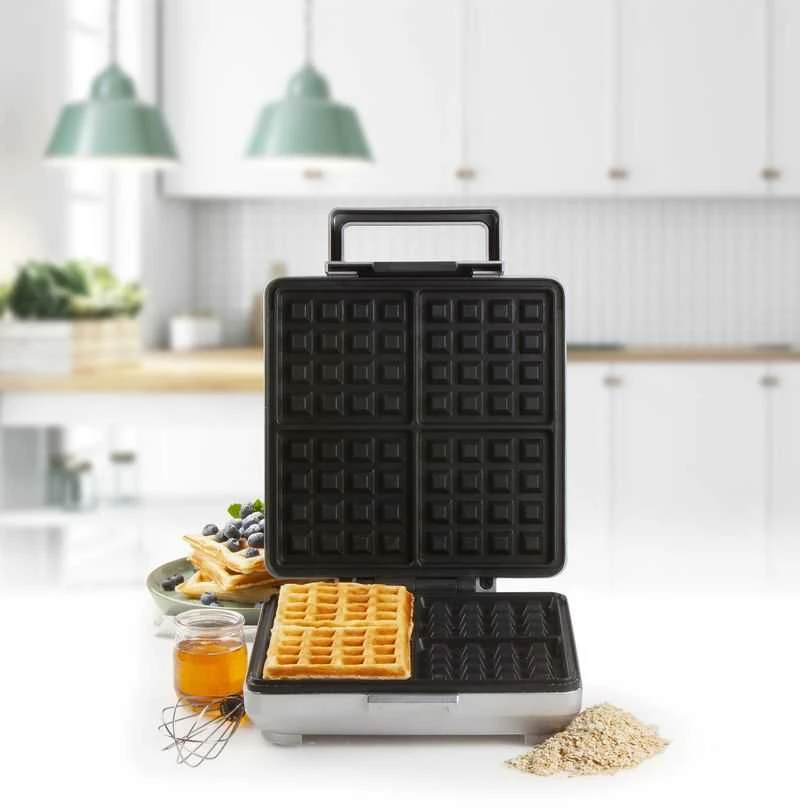Vaflinė DOMO DO9250W vaflių keptuvė, skirta 4 belgiškiems vafliams, 1600 W