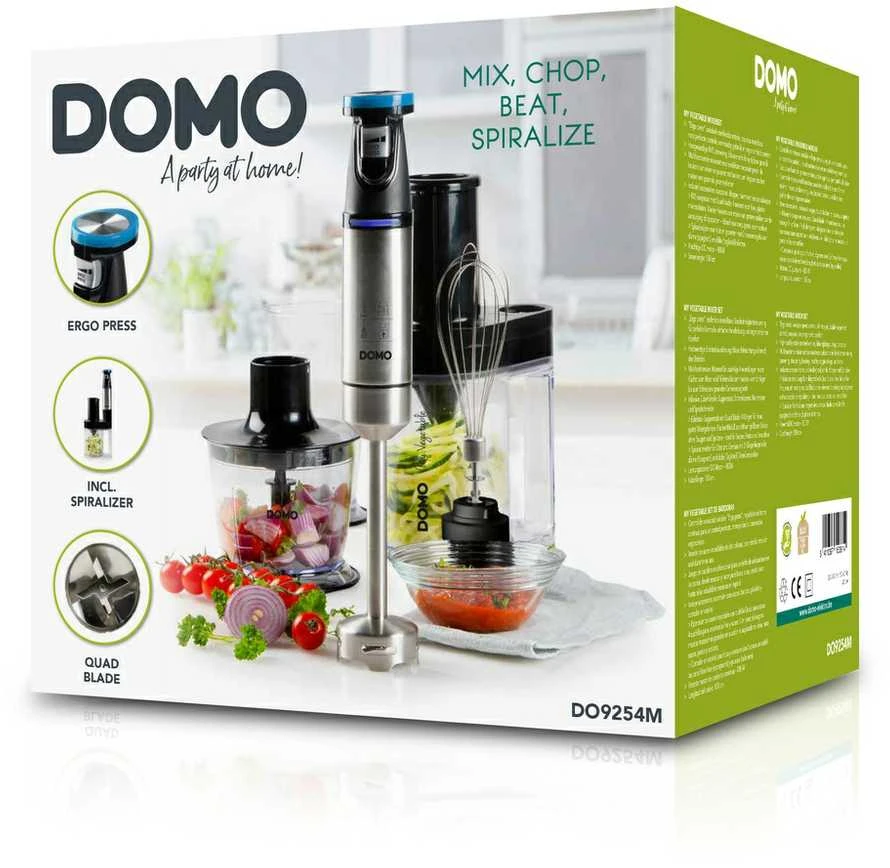 DOMO DO9254M plakiklis rankinis daugiafunkcinis mikser