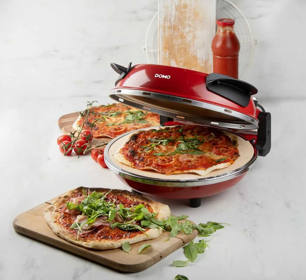 Domo DO9284PZ My Express Pizza 1200 W raudonos picos krosnis