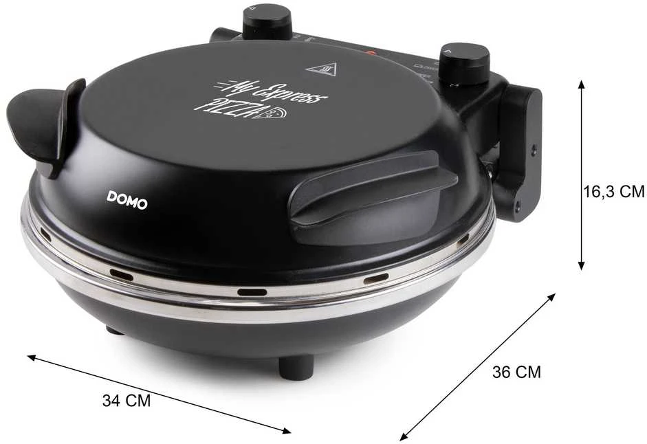 Elektrinė krosnelė DOMO picos krosnis My Express Pizza juoda DO9285PZ