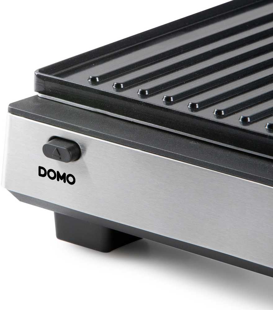 Vaflinė DOMO DO9287G juodos spalvos 166 W elektrinė ištraukiama kepsninė + vaflių keptuvė