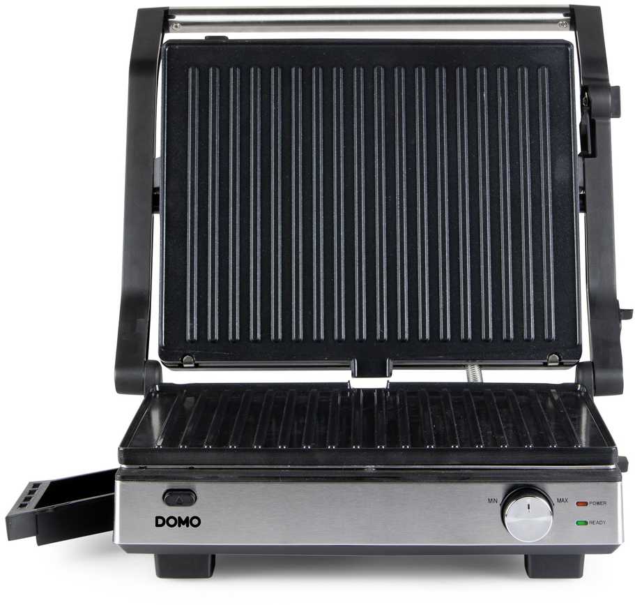 Vaflinė DOMO DO9287G juodos spalvos 166 W elektrinė ištraukiama kepsninė + vaflių keptuvė