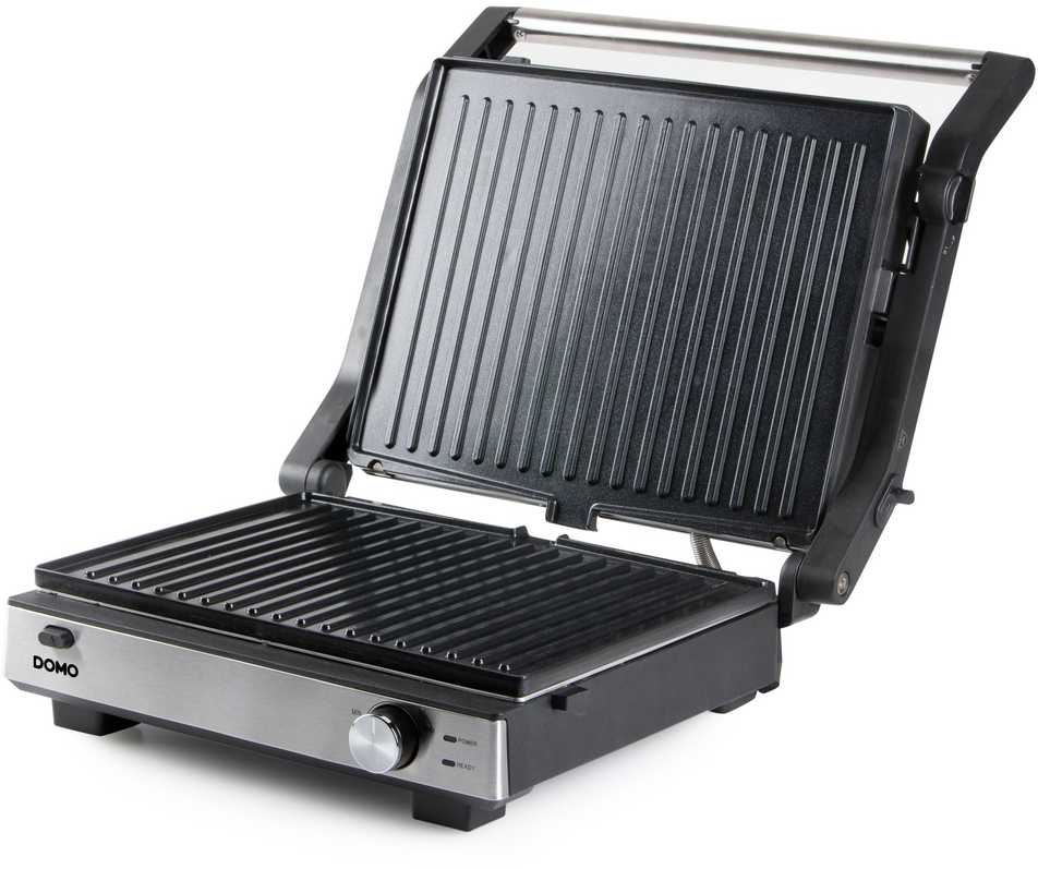 Vaflinė DOMO DO9287G juodos spalvos 166 W elektrinė ištraukiama kepsninė + vaflių keptuvė