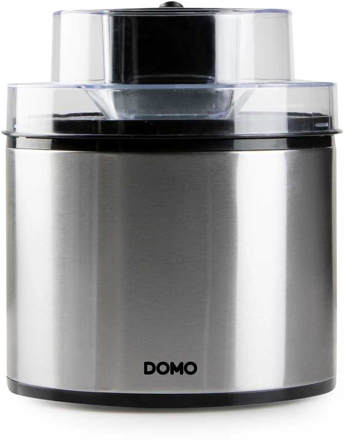 Domo ledų gaminimo aparatas GelaTwist 2L ledų gaminimo aparatas, nerūdijantis plienas (DO9302I)