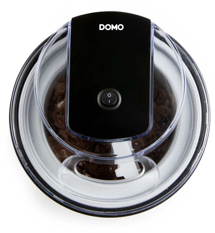 Domo ledų gaminimo aparatas GelaTwist 2L ledų gaminimo aparatas, nerūdijantis plienas (DO9302I)