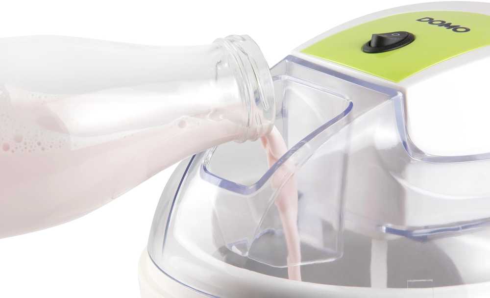 Domo DOMO DO9304I ledų gaminimo aparatas 1,5 l Balta