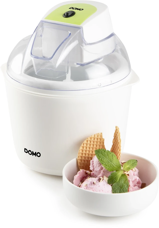 Domo DOMO DO9304I ledų gaminimo aparatas 1,5 l Balta