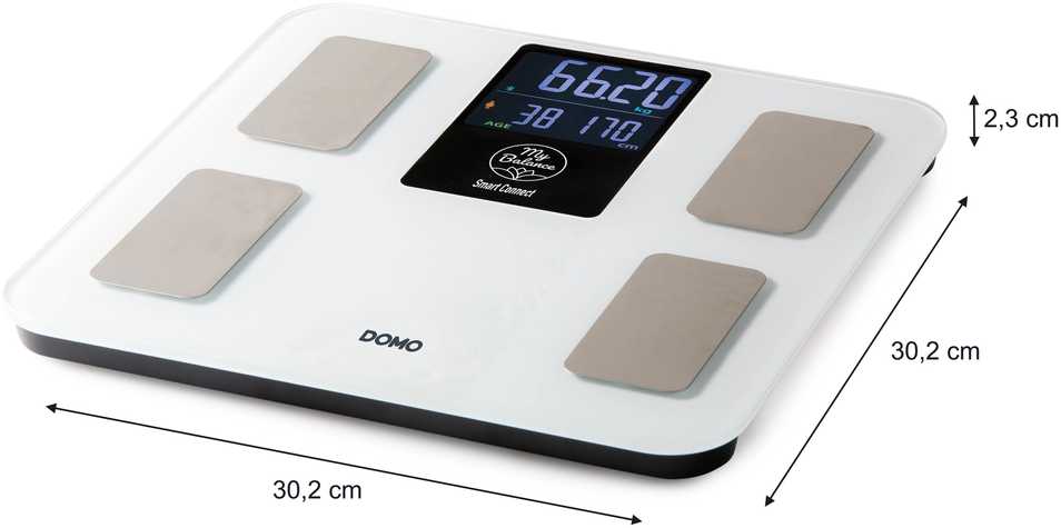 Svarstyklės DOMO DO9305W