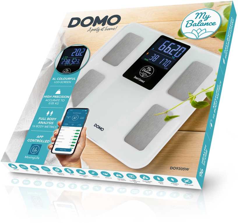 Svarstyklės DOMO DO9305W