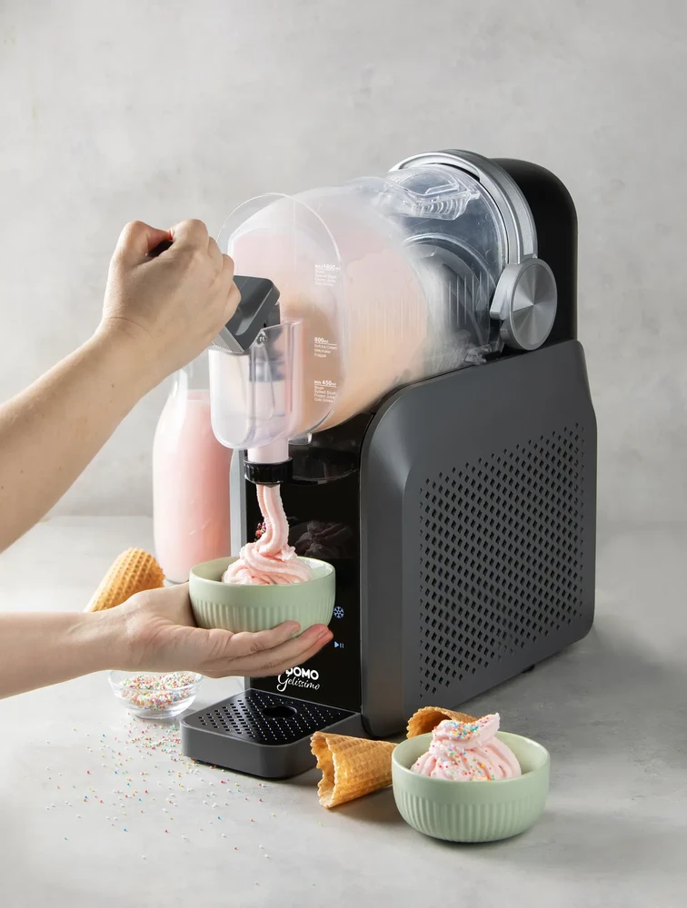 „Domo“ ledų gaminimo aparatas, itališki ledai ir slush aparatas (DO9308I)