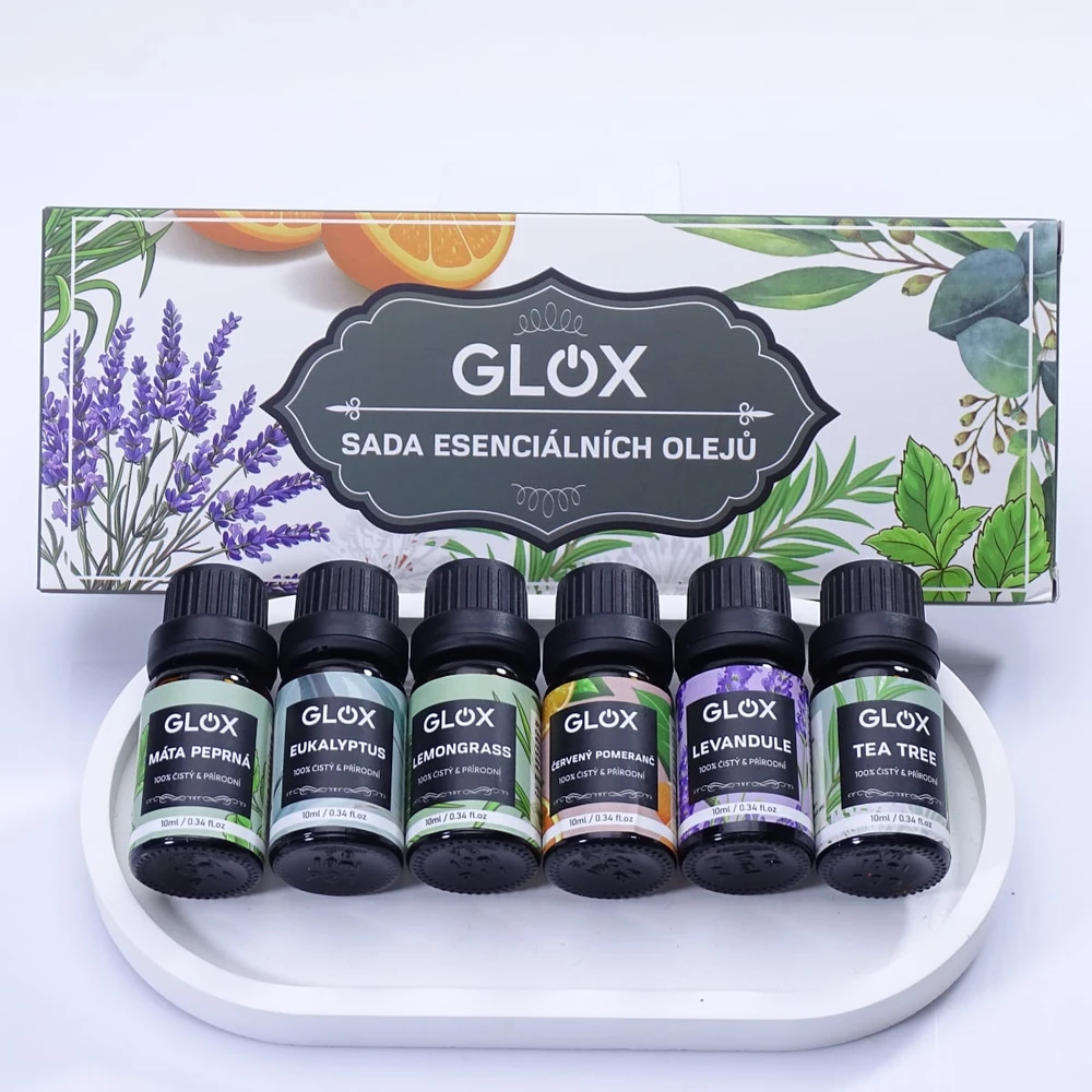 Drėkintuvas GLOXAO1 - Set of 6 Aromatherapy Oils