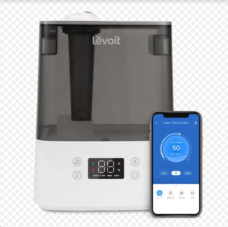 Drėkintuvas Levoit Classic 300S - SMART Zvlhčovač vzduchu, pilkas