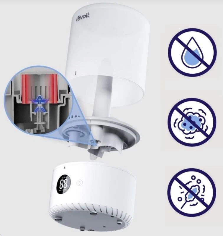 Oro drėkintuvas Levoit Dual 200S Baltas