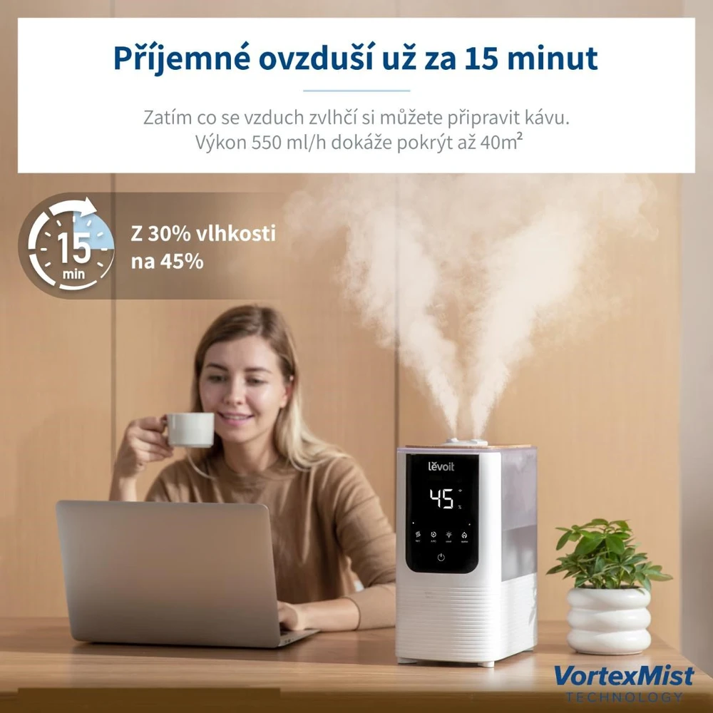 Levoit Oasis Mist Smart oro drėkintuvas 4,5L
