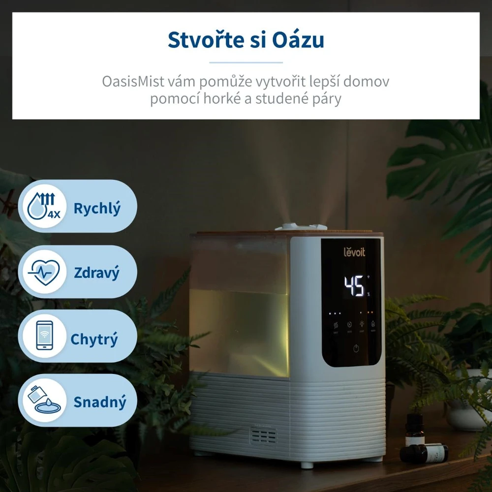 Levoit Oasis Mist Smart oro drėkintuvas 4,5L