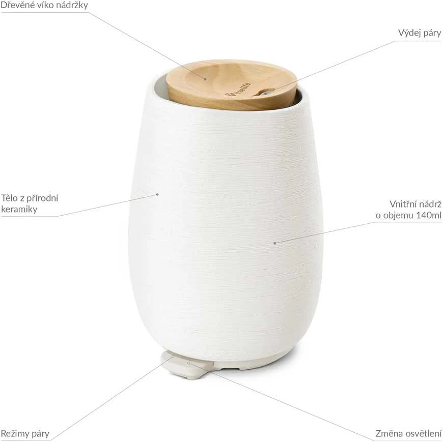 Drėkintuvas TrueLife AIR Diffuser D8 - Aroma difuzér