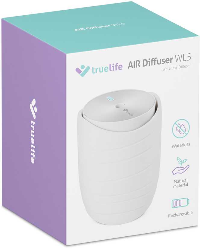 Drėkintuvas „TrueLife“ aromaterapinis difuzorius AIR difuzorius WL5 2000mAh