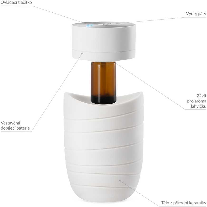 Drėkintuvas „TrueLife“ aromaterapinis difuzorius AIR difuzorius WL5 2000mAh