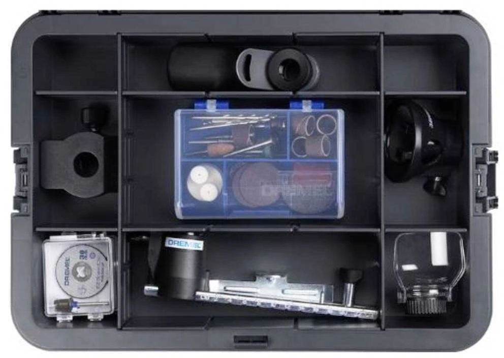Daugiafunkcis įrankis Dremel 8250-5/65 Platinum, su 5 antgaliais ir 65 priedais