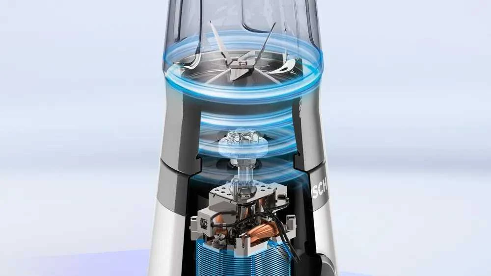 Bosch MMB2111M Serija 2, Trintuvas, VitaPower, 450 W, Nerūdijančio plieno