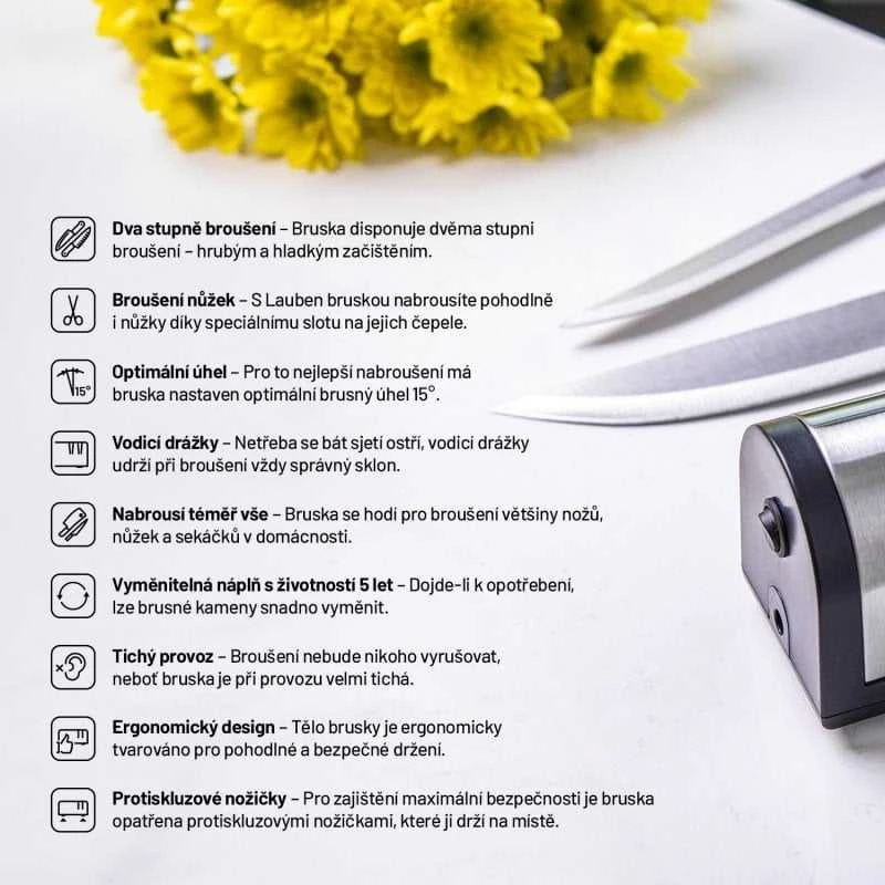 Lauben Peilis Sharpener 4700SB - peilių ir žirklių galąstuvas
