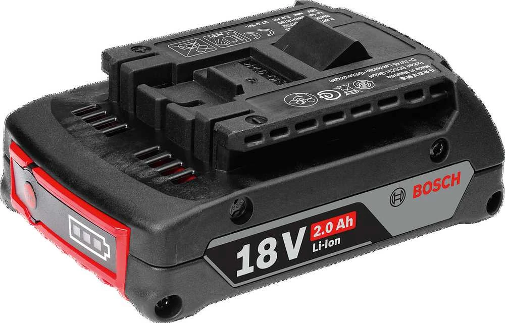 Bosch akumuliatorių ir kroviklio rinkinys 2x 18V 2.0/4.0Ah 1600A01ZS9