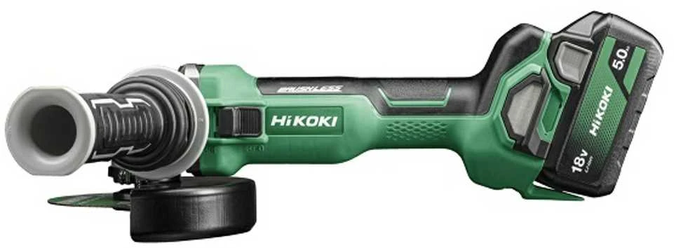 Hikoki G1813DA šlifuoklis su 18V akumuliatoriumi iš šono
