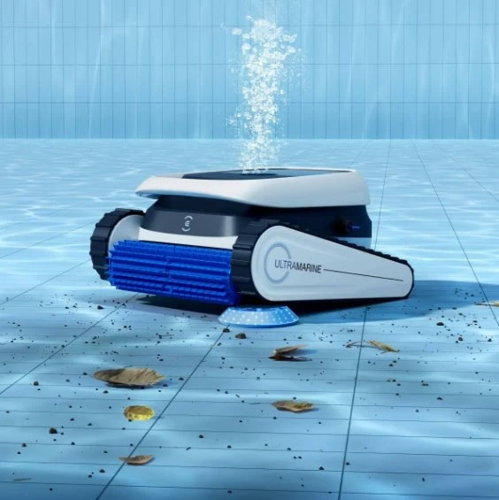 Ecovacs ULTRAMARINE P1 | Robotas baseino valytuvas | Veikimo laikas (maks.) 180 min. | Šlapias valymas | Ličio jonų | 4600 mAh | Baltas/Mėlyna