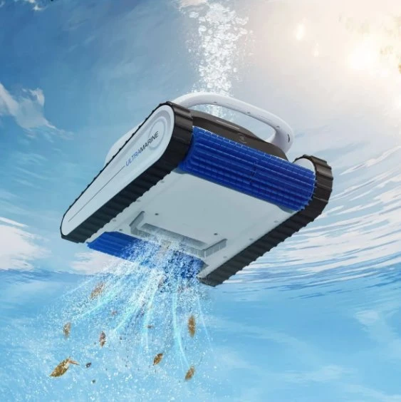 Ecovacs ULTRAMARINE P1 | Robotas baseino valytuvas | Veikimo laikas (maks.) 180 min. | Šlapias valymas | Ličio jonų | 4600 mAh | Baltas/Mėlyna
