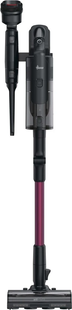 „Hoover“ dulkių siurblys | HF610HX 011 | Belaidis veikimas | Rankinis siurblis | 650 W | 21,6 V | Veikimo laikas (maks.) 100 min. | Rausvai raudona