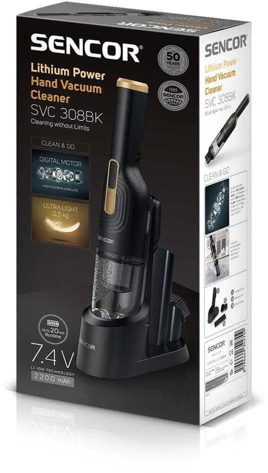 Sencor SVC 308BK Dulkių siurblys rczny belaidis