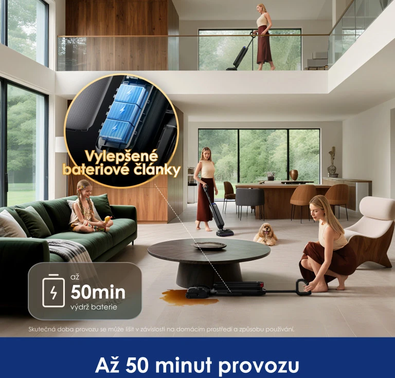 Plaunantis siurblys - šluota Tineco Floor One S7 Artist Premium