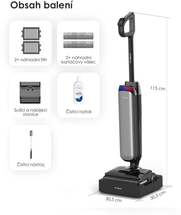 TINECO FLOOR ONE S9 Artist Premium belaidis grindų plovimo prietaisas