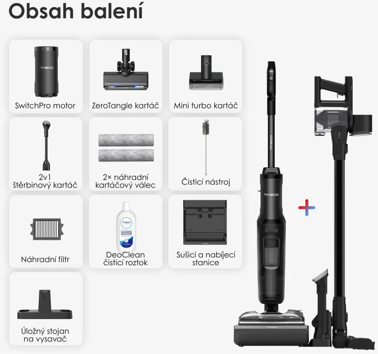 Dulkių siurblys „Tineco Switch S7 Stretch Premium“