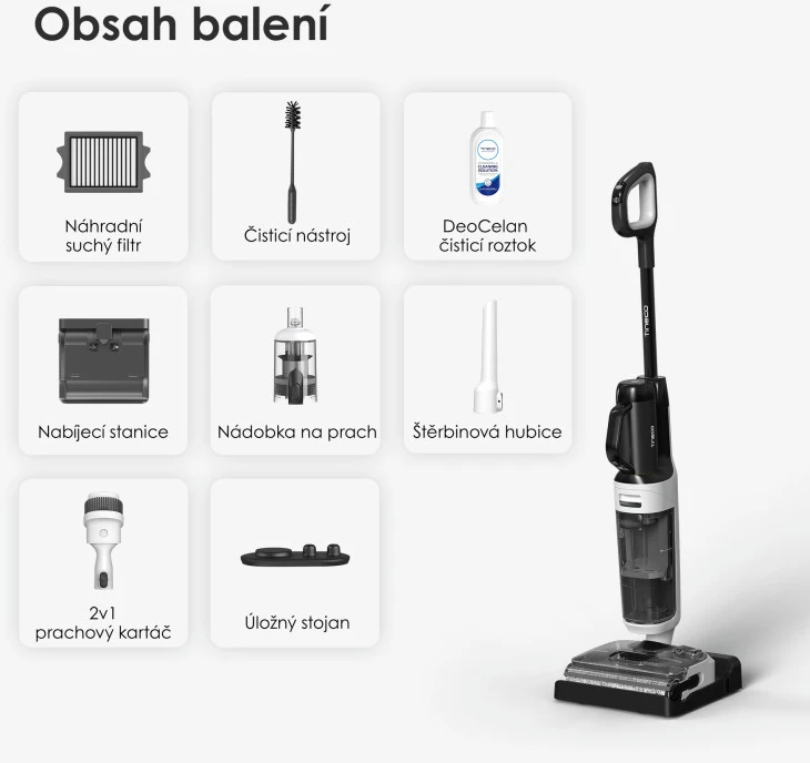 Dulkių siurblys „Tineco Floor One Switch i5 Stretch“