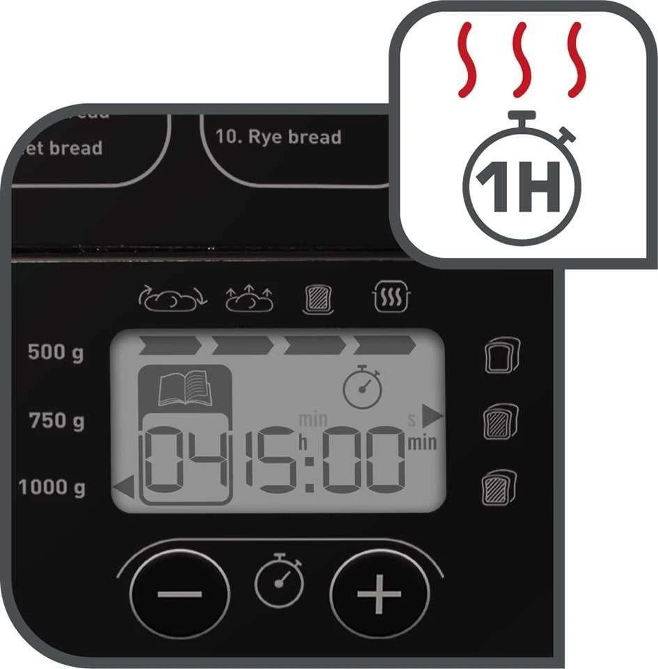 Duonkepė TEFAL PF220838 Bread Maker (Juoda)