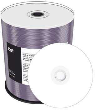 DVD-R MediaRange 4,7 GB spausdinama 16x SPINDL (100 vnt. pakuotė)