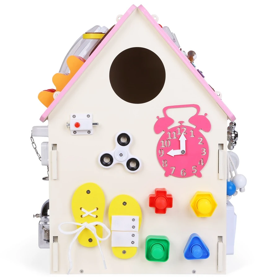 2Kids Toys 2Kids Žaislai Veiklos lenta Namelis rožinis