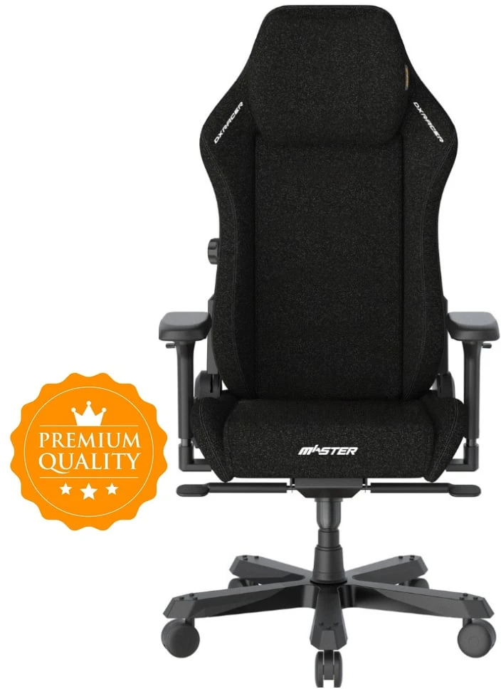 DXRacer Master, dark pilka, fabric