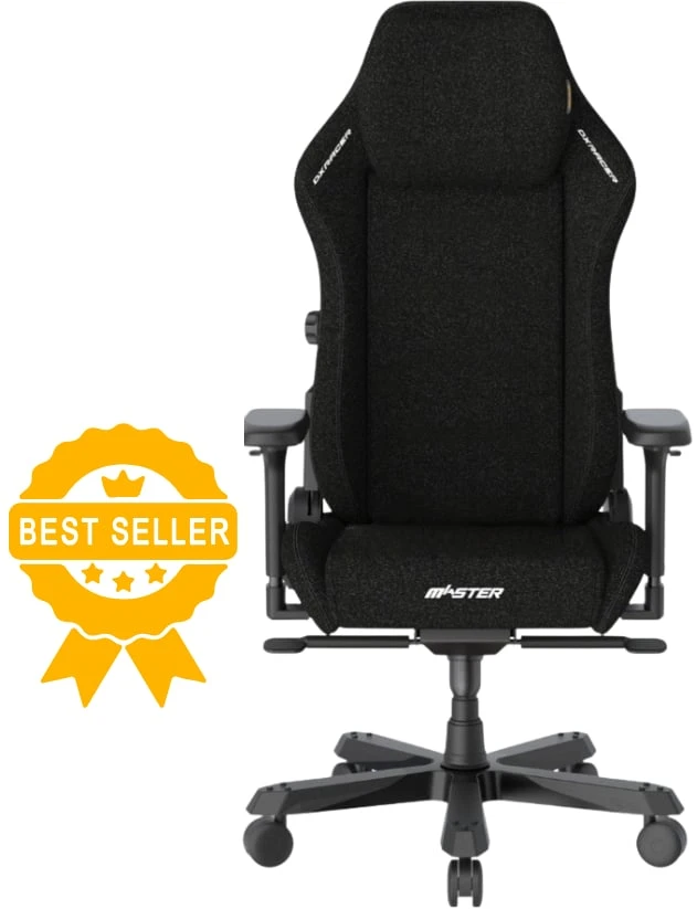 DXRacer Master, dark pilka, fabric