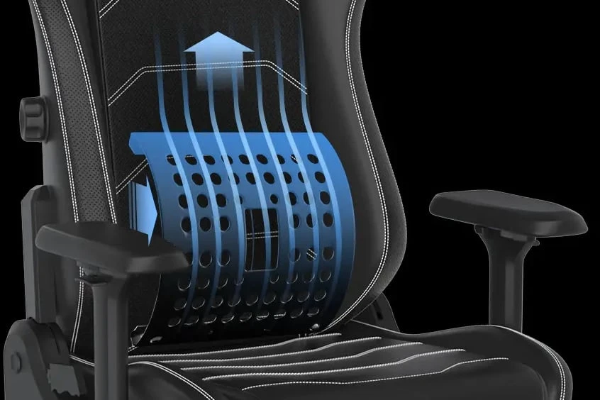 DXRacer Master, dark pilka, fabric