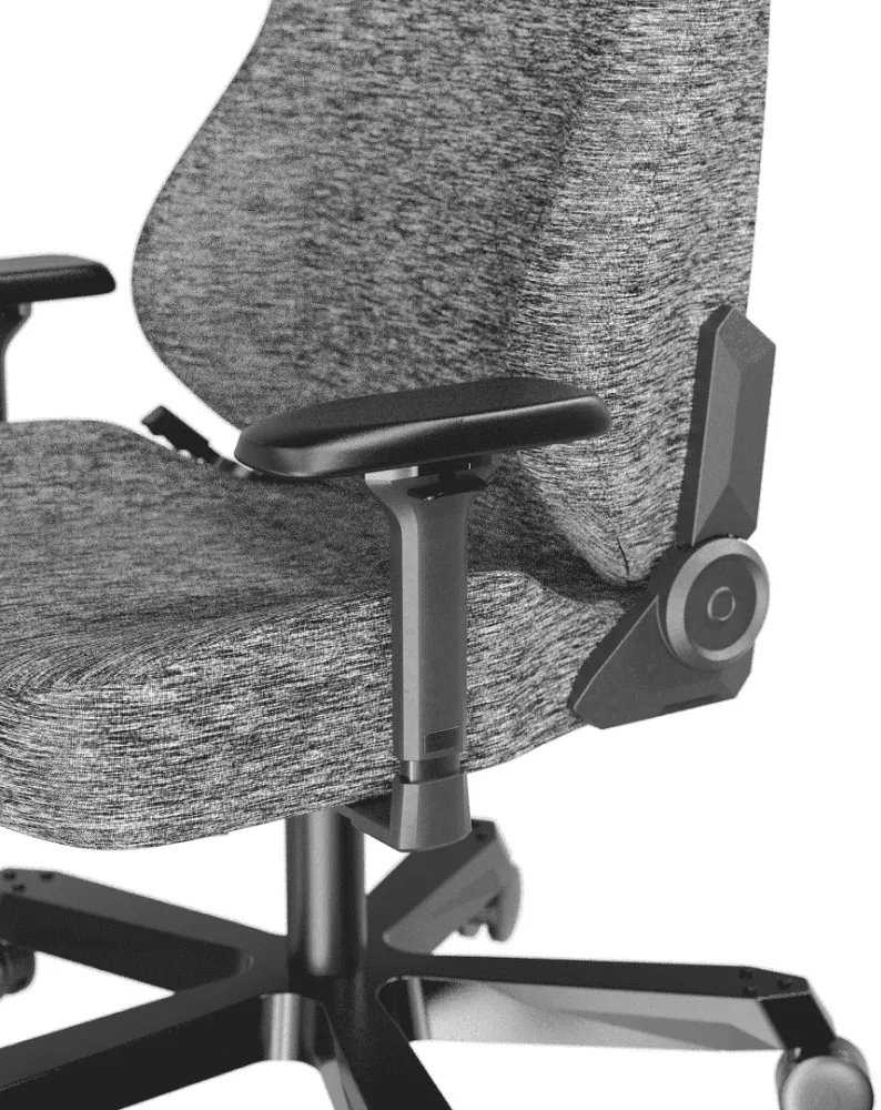 DXRacer marškinėliai be rankovių, pilki (audinio)