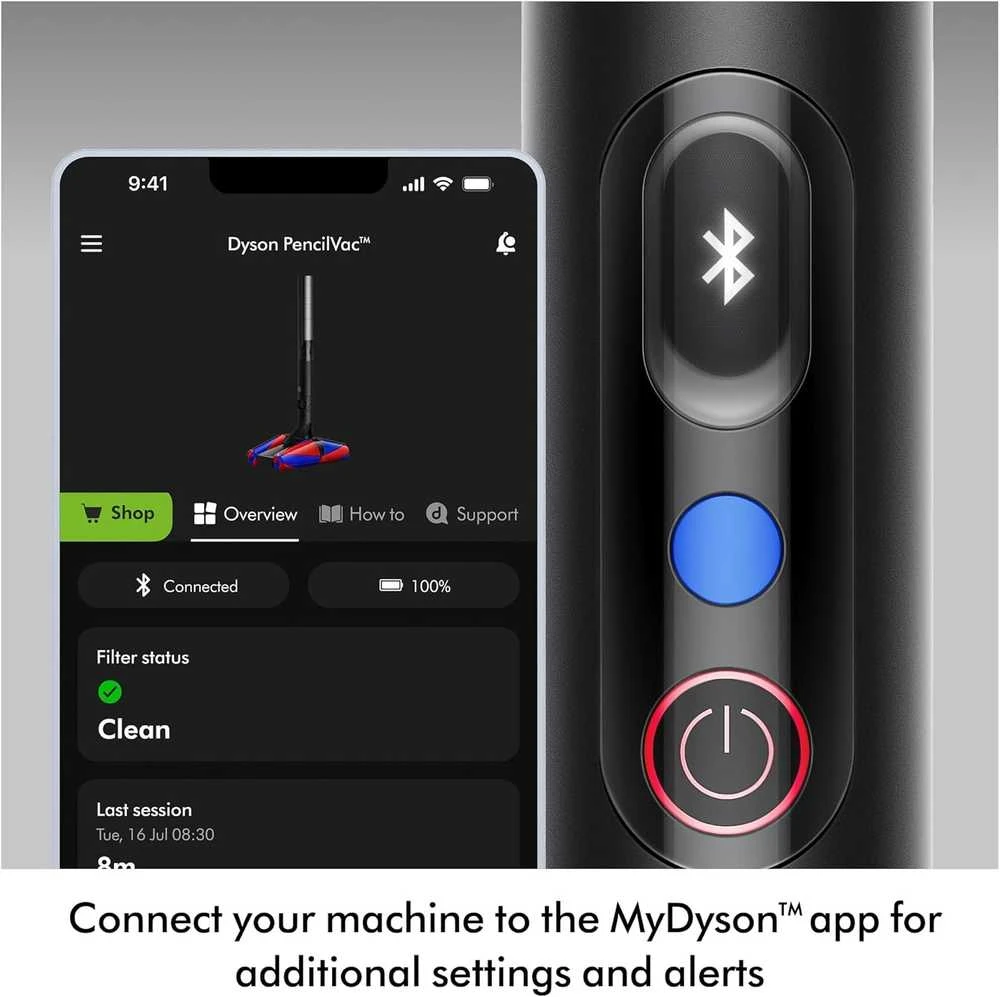 Kompaktiškiausias dulkių siurblys Dyson PencilVac Fluffycones