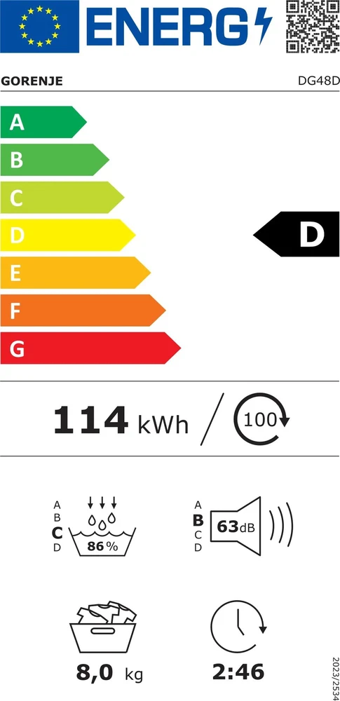 Džiovyklė Gorenje DG48D