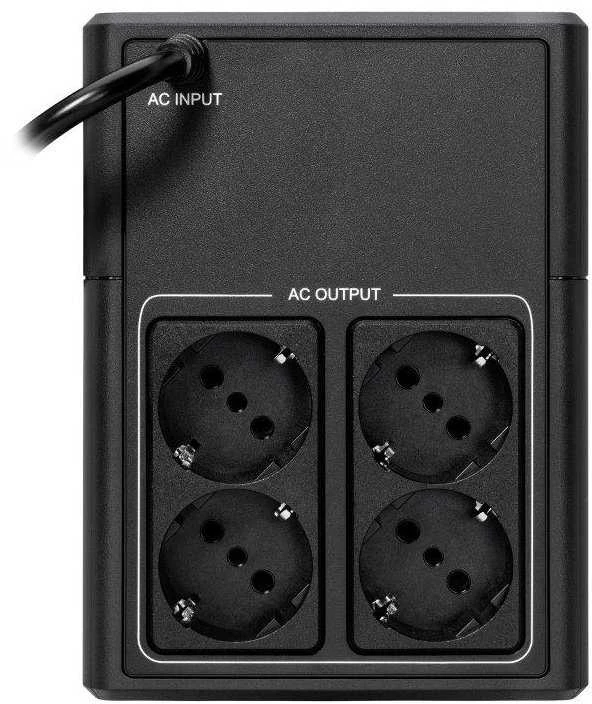 EATON 5E 1200 USB DIN G2 1200VA 660W Pritvirtintas įvesties laidas 4 Schuko